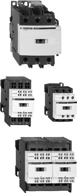 Пускатели Schneider Electric TeSys D LC1D и реверсивные контакторы LC2D