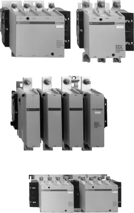 Пускатели Schneider Electric TeSys F LC1F и реверсивные контакторы LC2F