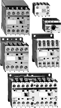 Пускатели Schneider Electric TeSys K LC1K и реверсивные контакторы LC2K